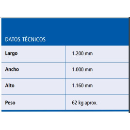 Datos Técnicos Depósito de Agua Potable Aqua Movil de 1000 Litros Negro Schutz