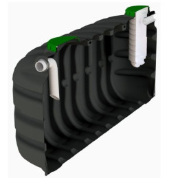 Fosa séptica Epurbloc 119 2000 litros filtro biológico 4-6 habit. Rikutec