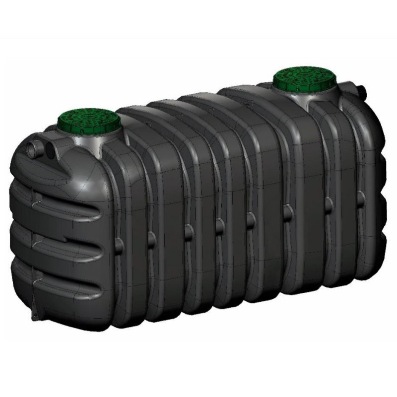 Fosa séptica 119 3000 litros 11 habit. Rikutec