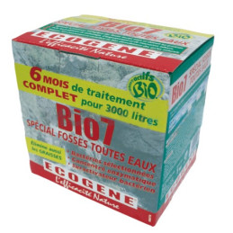 Activador bacteriano BIO 7 Mantenimiento Fosas Sépticas Rikutec